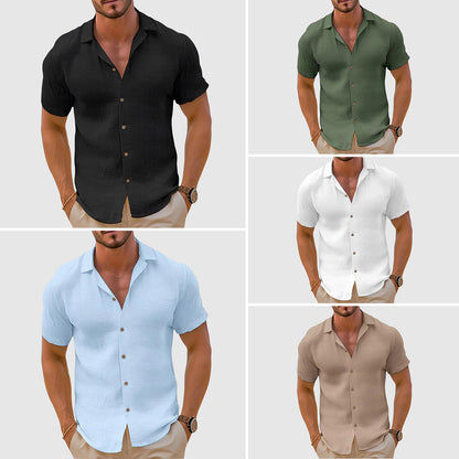 Loose Fit Turn-Down Collar Shirt