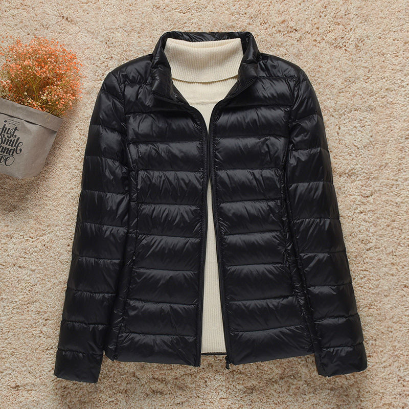 Hooded Lightweight Quilted Puffer Jacket For Women
