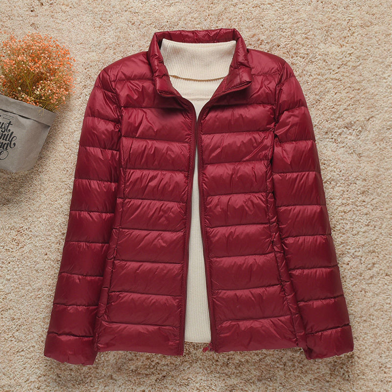 Hooded Lightweight Quilted Puffer Jacket For Women