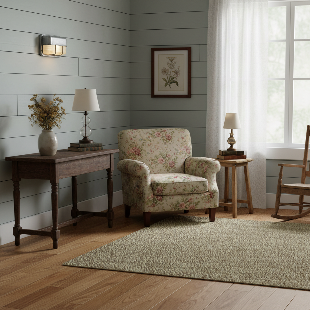 Ribbed Glass Wall Lamp