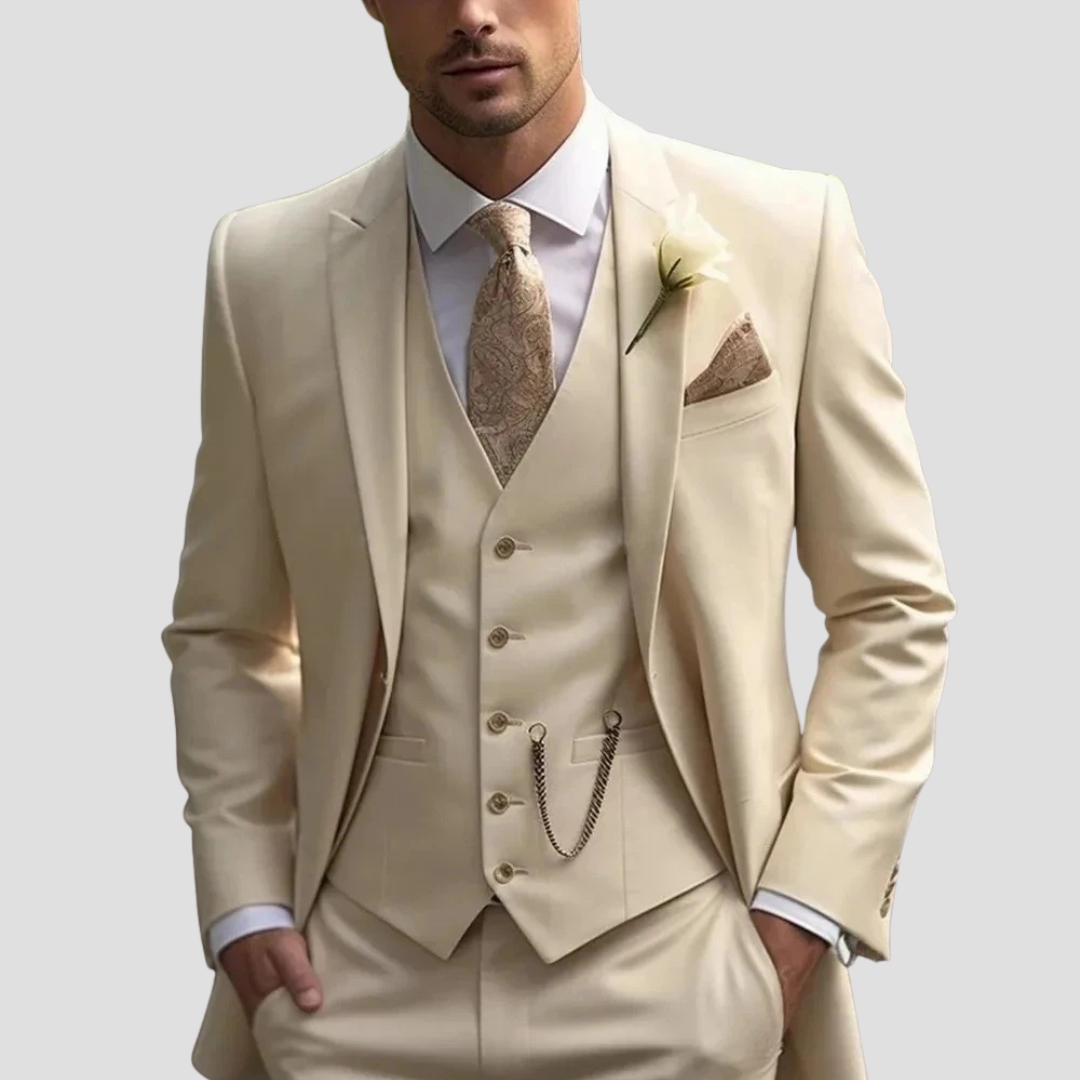 Slim Fit Single Breasted Suit Set