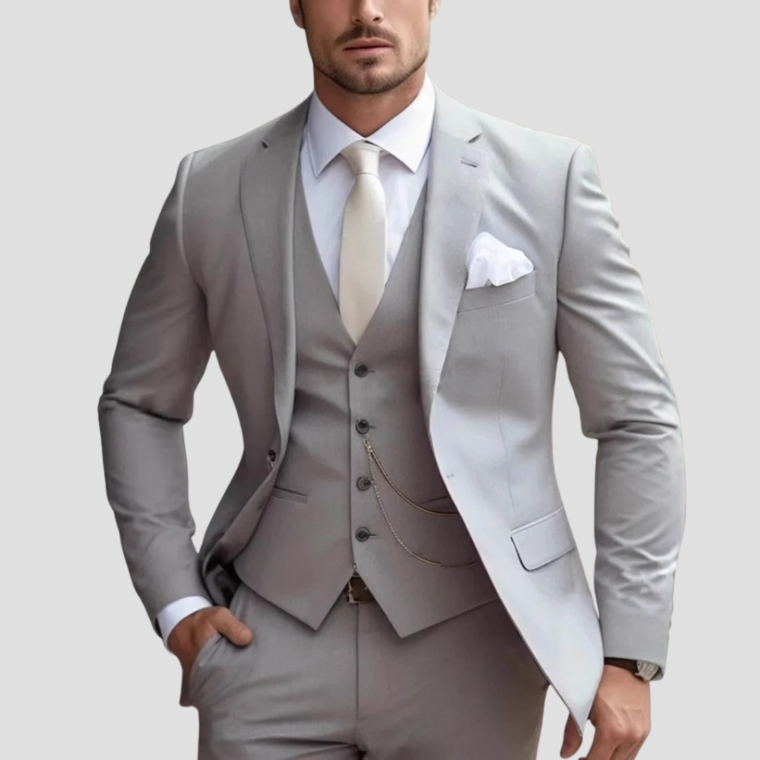 Slim Fit Single Breasted Suit Set