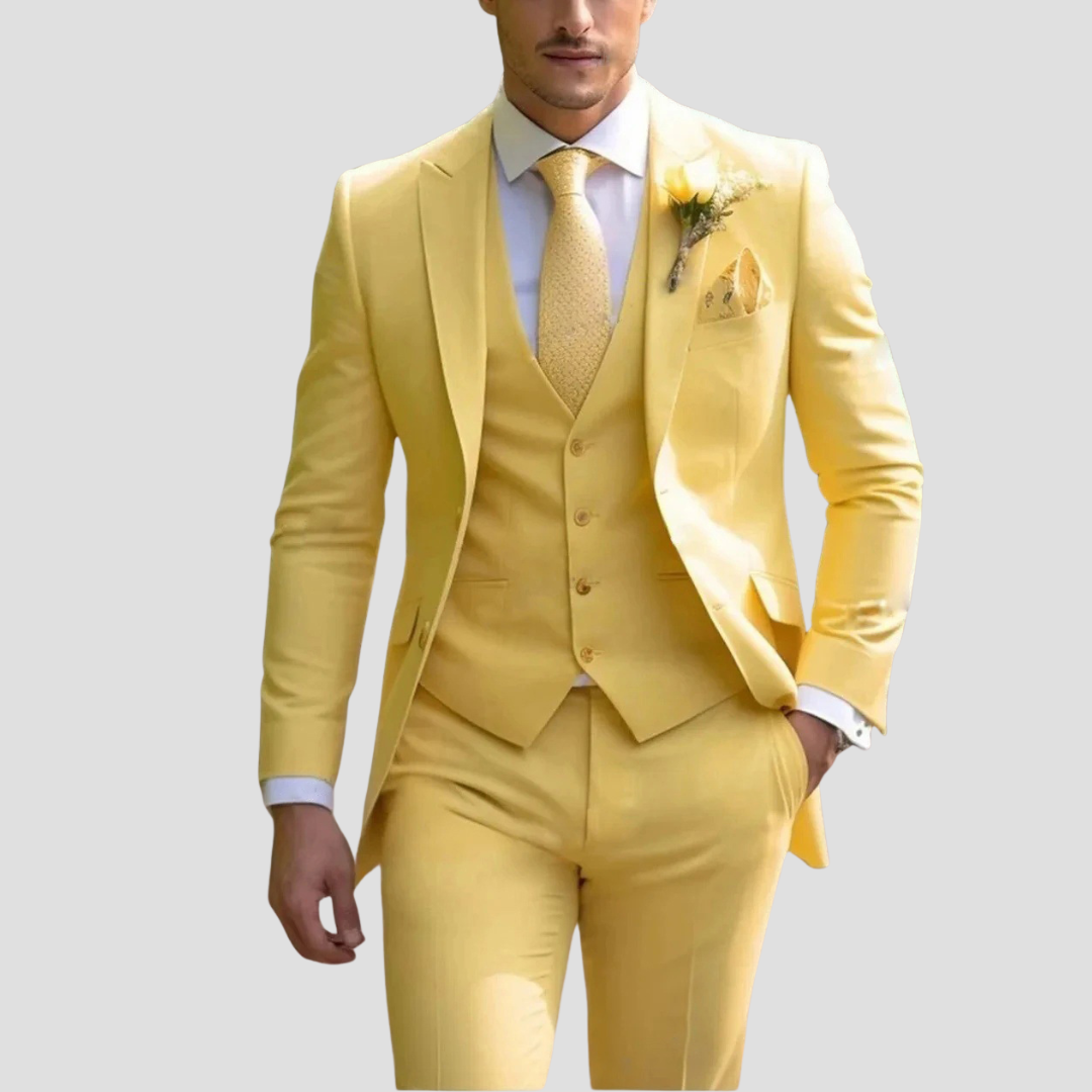 Slim Fit Single Breasted Suit Set