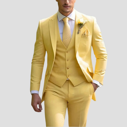 Slim Fit Single Breasted Suit Set