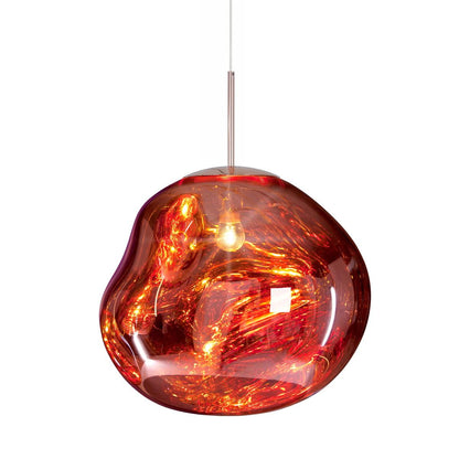 Lava Style Glass Orb Pendant Light