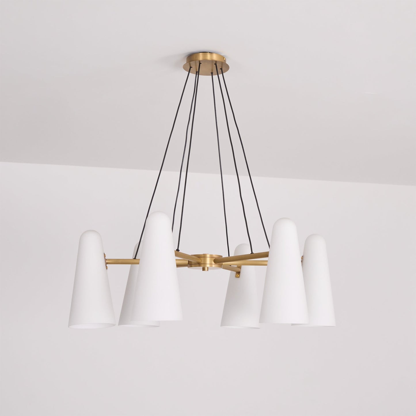 Symmetrical Spoke Chandelier