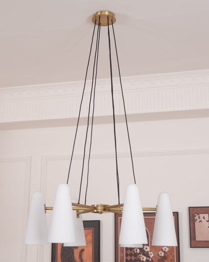 Symmetrical Spoke Chandelier