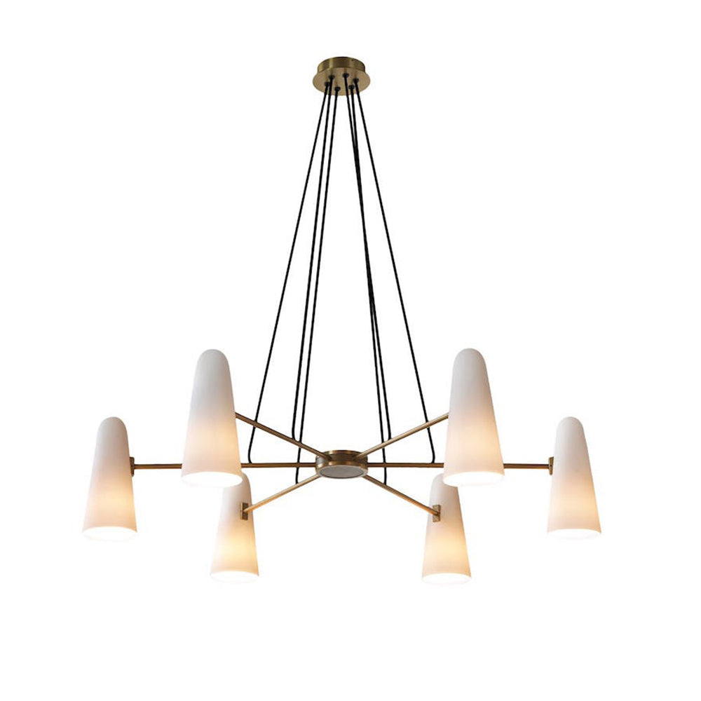 Symmetrical Spoke Chandelier
