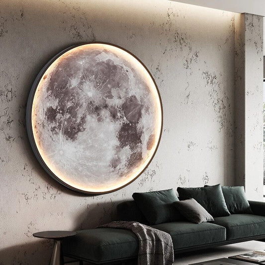 LED Wall Light with Moon Design