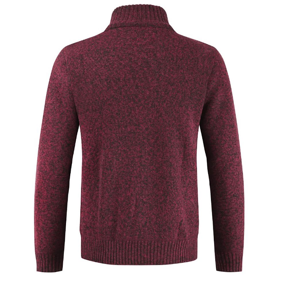 Textured Collared Zippered Pocketed Ribbed Jacket