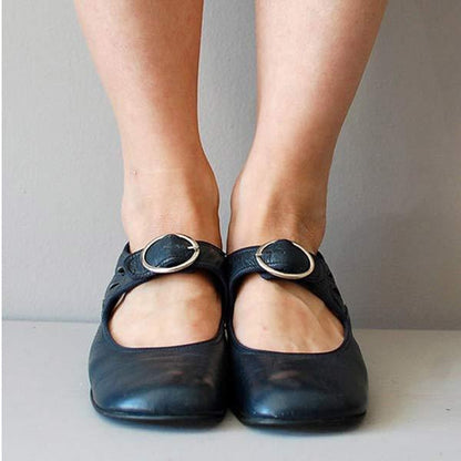 Buckle Strap Women's Shoes