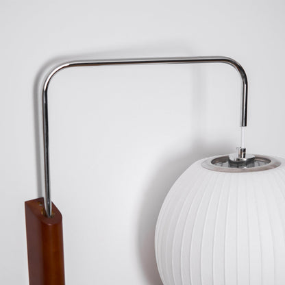 Cylindrical Ribbed Shade Wall Lamp