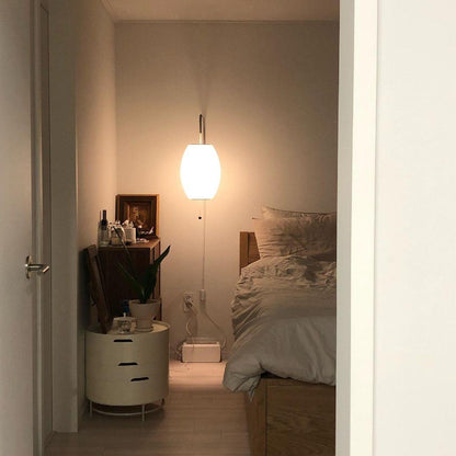 Cylindrical Ribbed Shade Wall Lamp