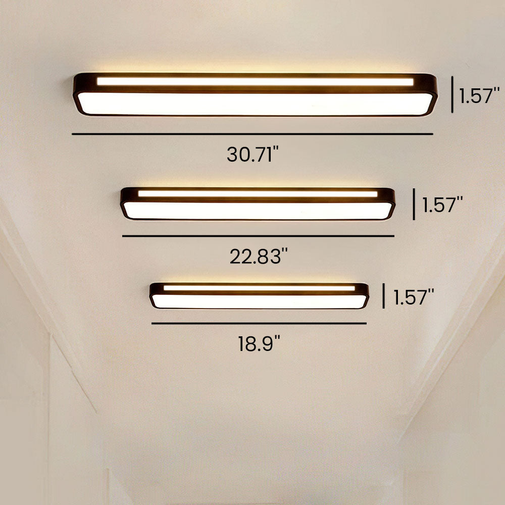 Rectangular Flush Mount Ceiling Light