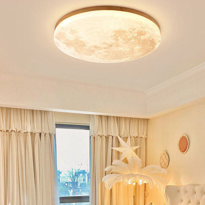 Moon Round LED Ceiling Light