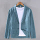 Pocketed Collared Notched Buttoned Blazer