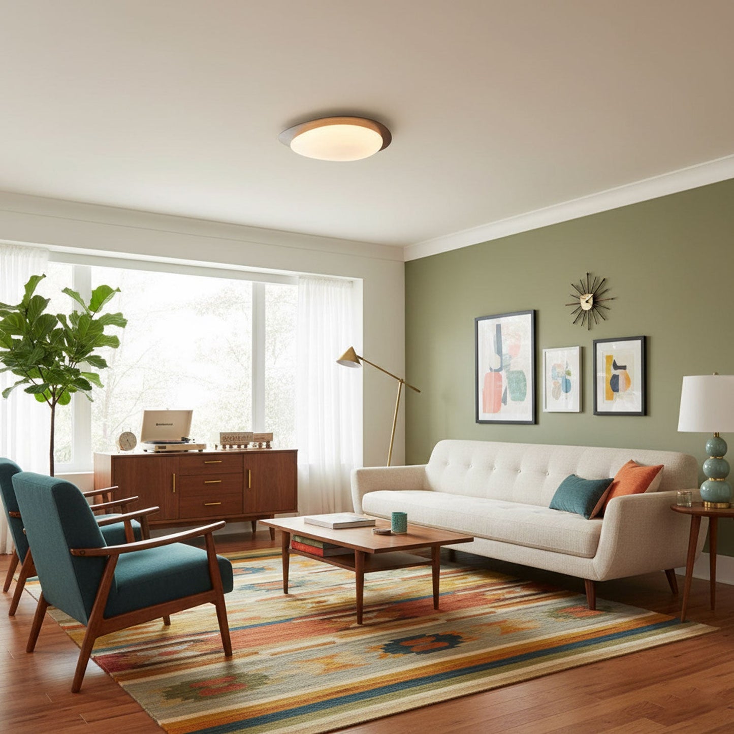 Circular Floating Effect Ceiling Lamp