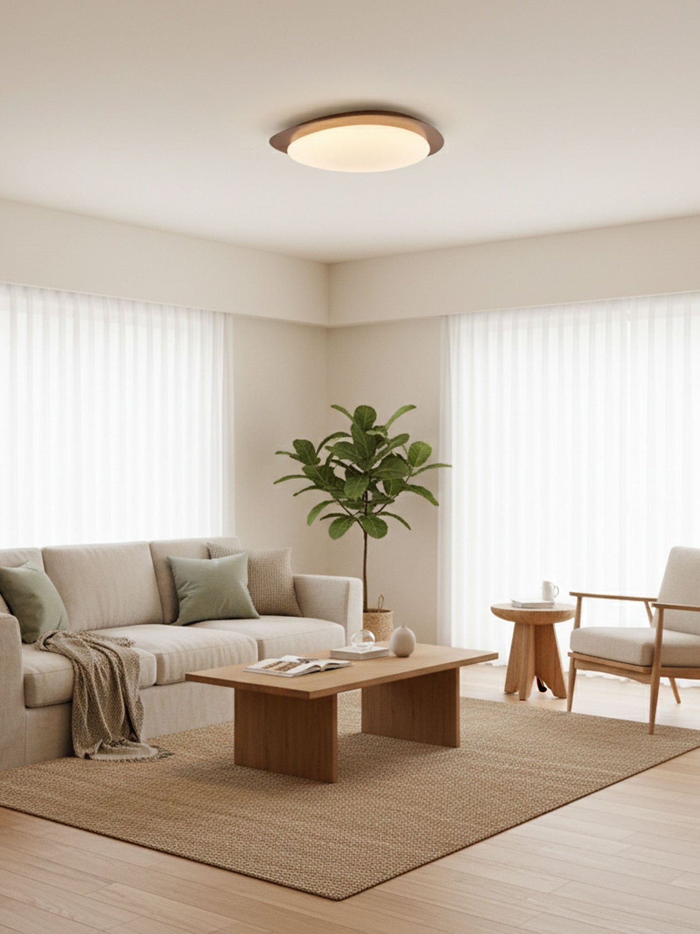 Circular Floating Effect Ceiling Lamp