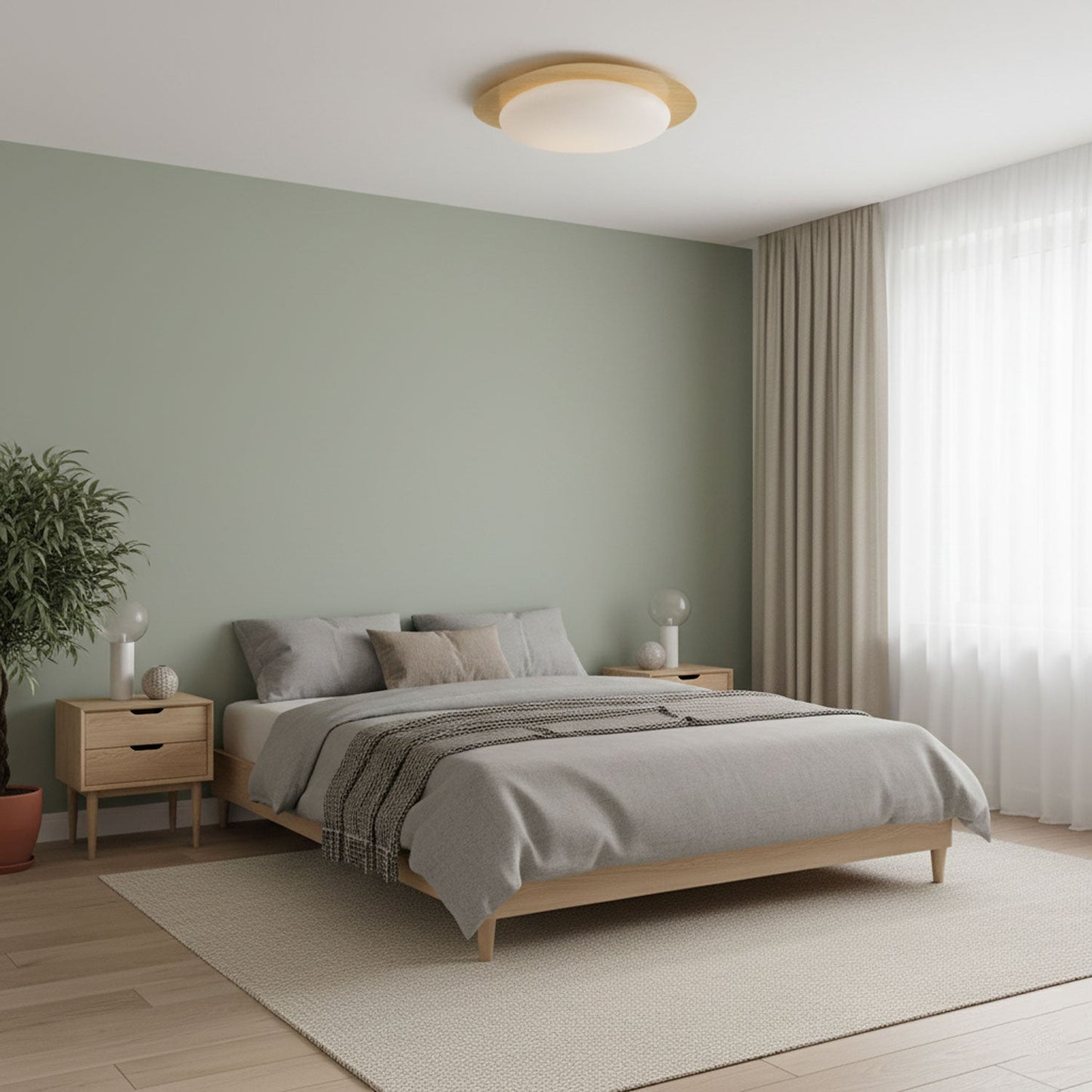 Circular Floating Effect Ceiling Lamp