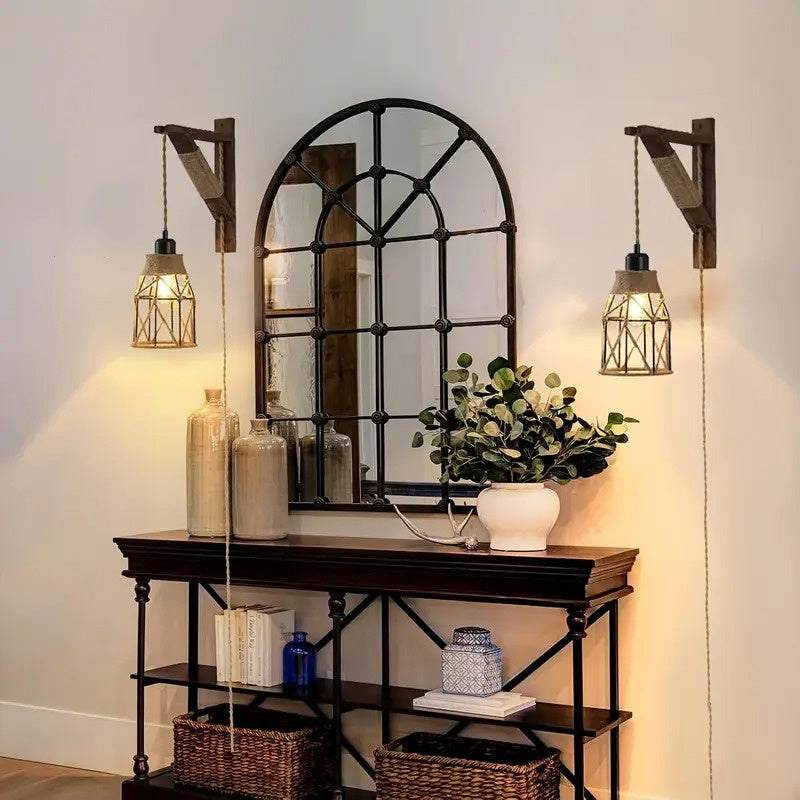 Plug-In Wall Lamp Set