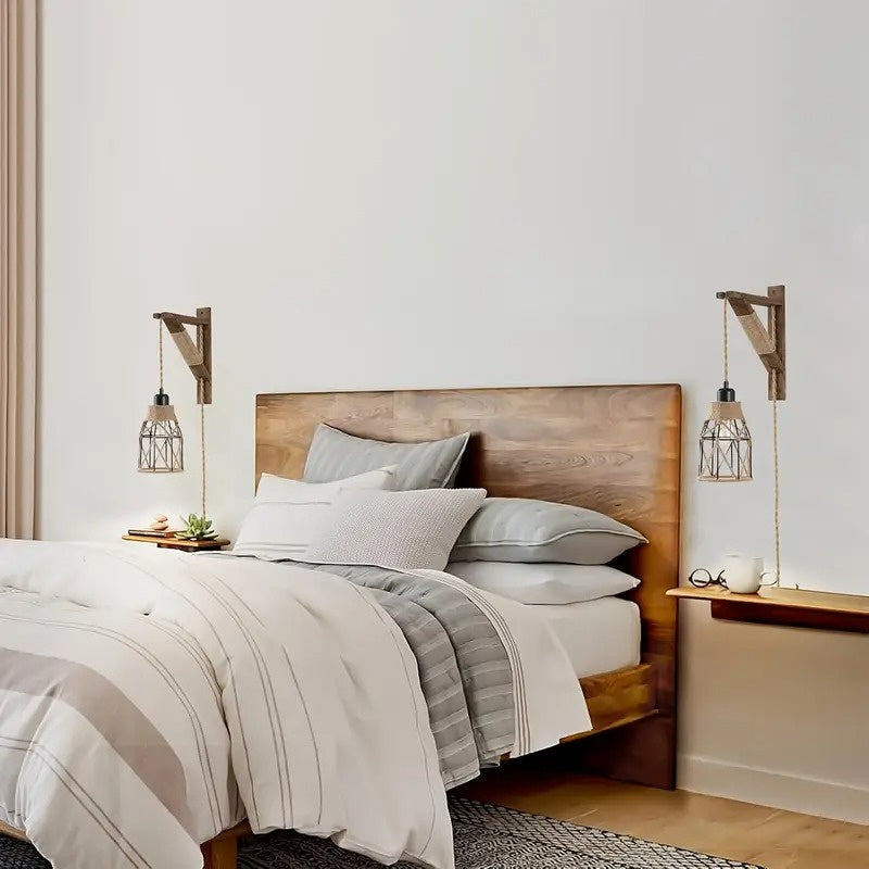 Plug-In Wall Lamp Set