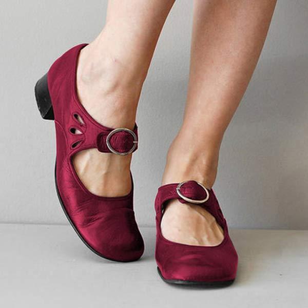 Buckle Strap Women's Shoes