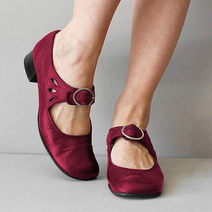 Buckle Strap Women's Shoes