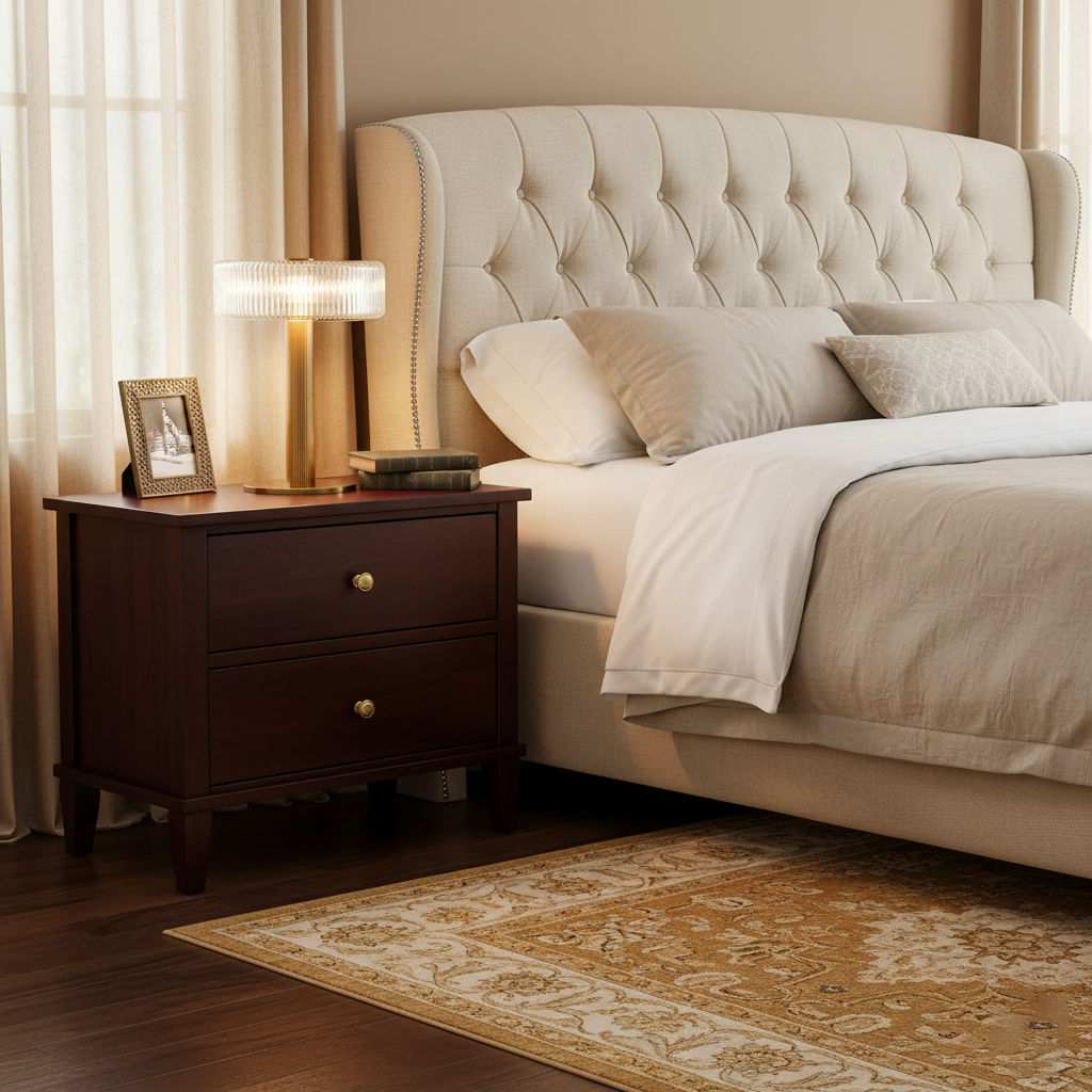 Ribbed Glass Carousel Table Lamp