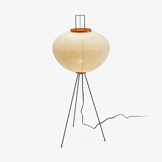 Tripod Floor Lamp with Rice Paper Shade