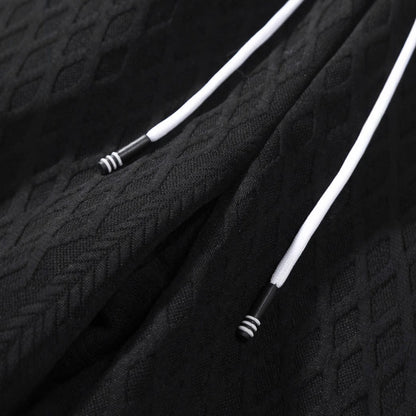 Button Front Collared Patterned Set