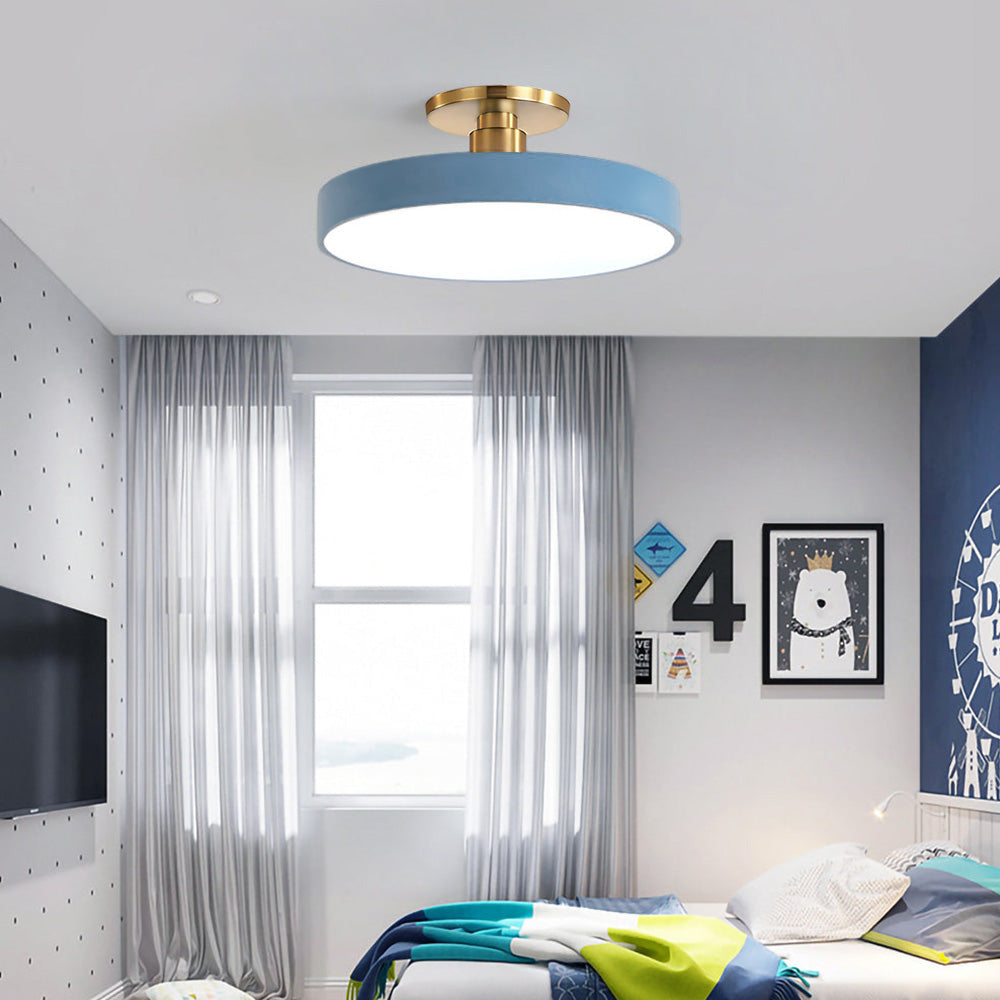Round Flush Mount Ceiling Light
