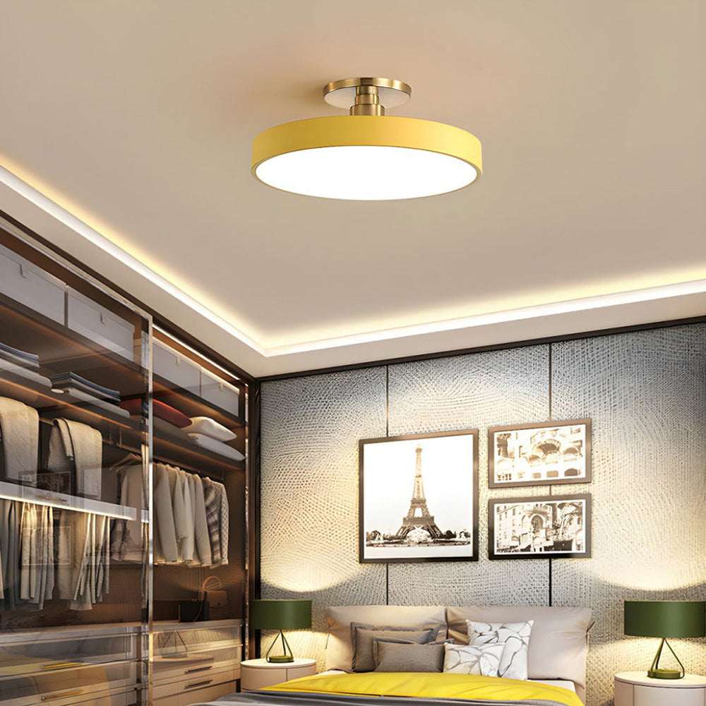 Round Flush Mount Ceiling Light
