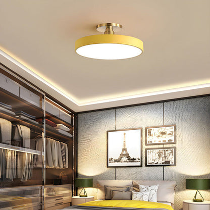 Round Flush Mount Ceiling Light