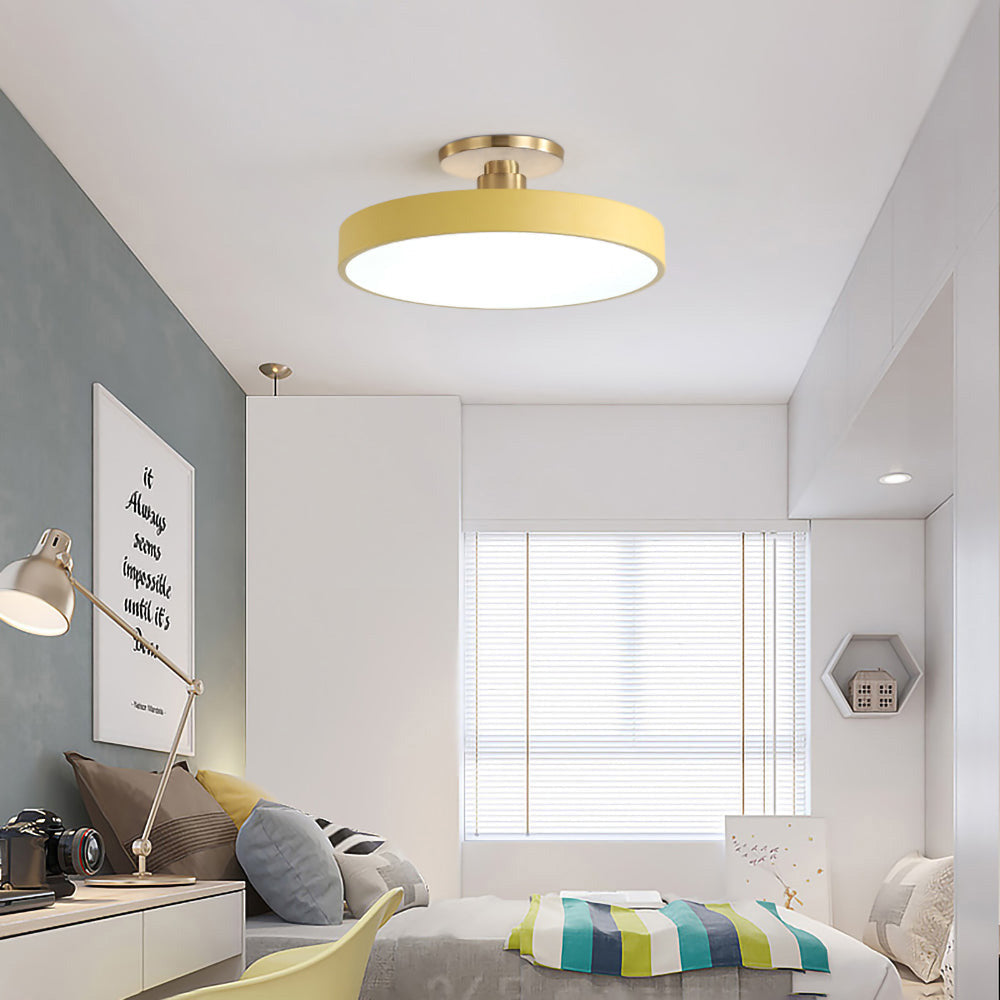 Round Flush Mount Ceiling Light