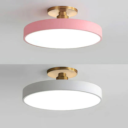 Round Flush Mount Ceiling Light