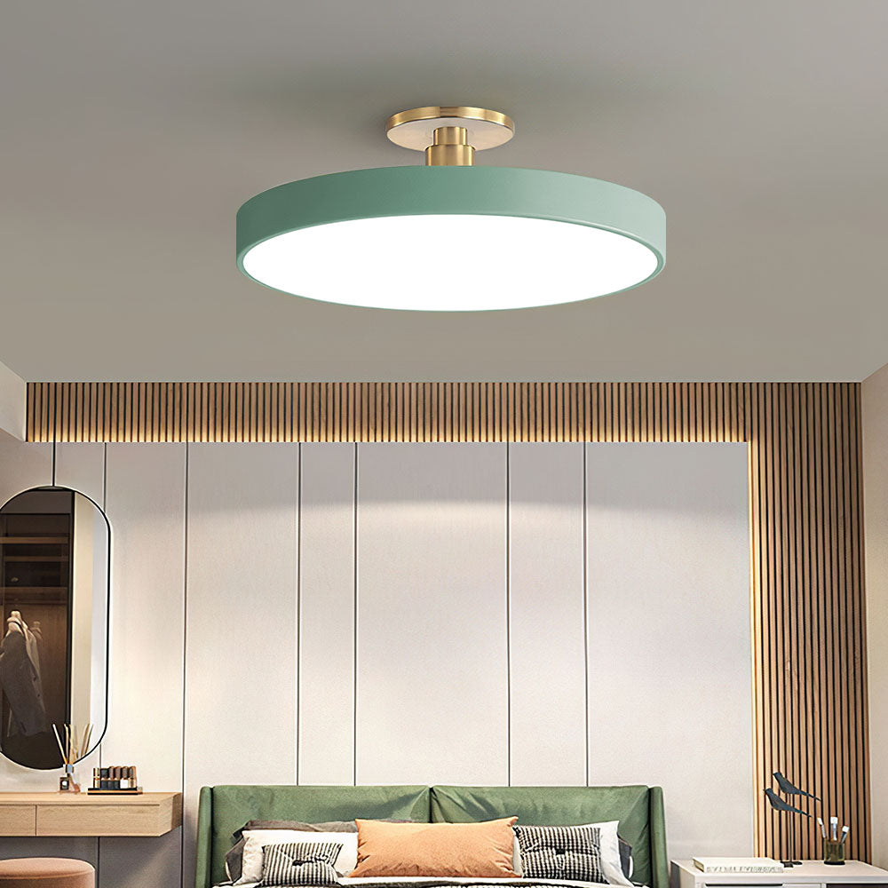 Round Flush Mount Ceiling Light