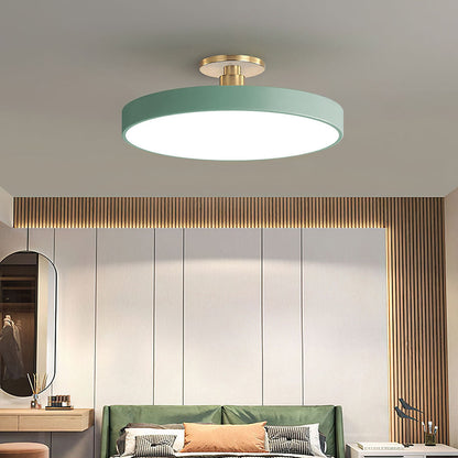 Round Flush Mount Ceiling Light