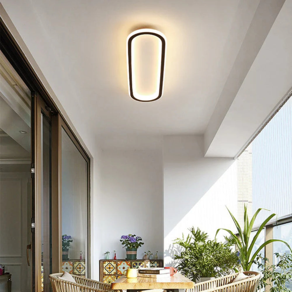 Rounded Rectangle Ceiling Light | LED