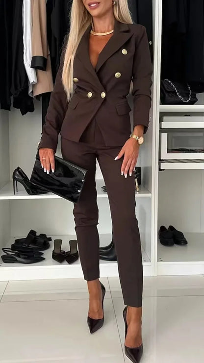 Double Notched Lapel Tapered Set