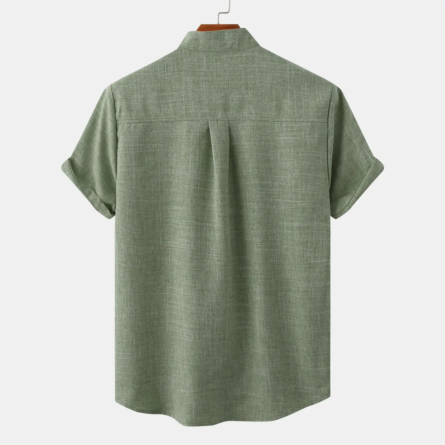 Short Sleeve Banded Pocket Shirts
