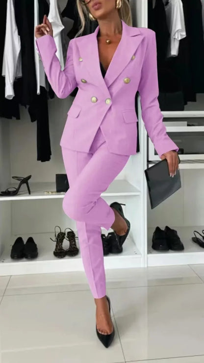 Double Notched Lapel Tapered Set
