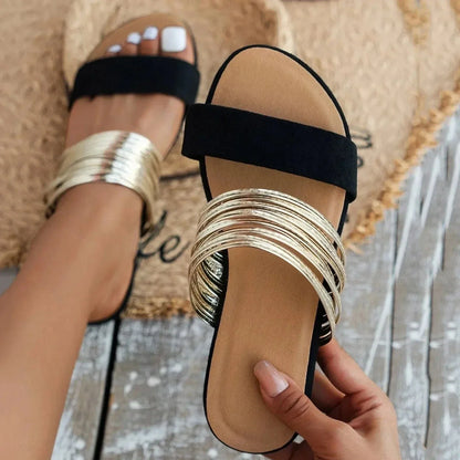Open Toe Multi Strap Sandals