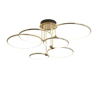 Overlapping Halo Ring Ceiling Light