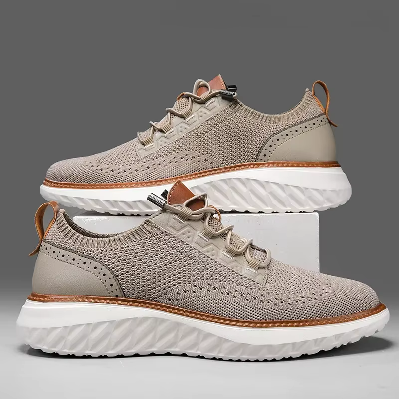 Paneled Platform Shoes