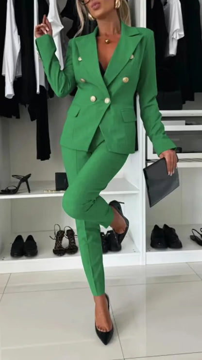 Double Notched Lapel Tapered Set