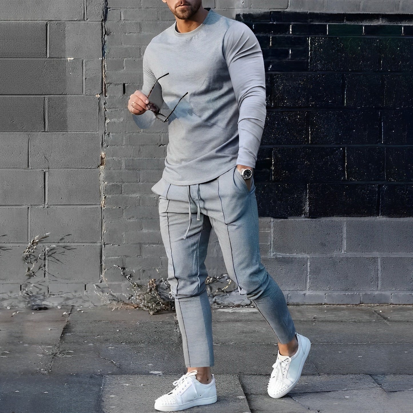 Athletic Slim Fit Jogger Set