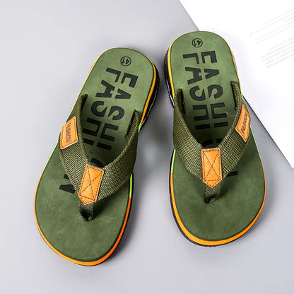 Thick Bottom Textured Strap Slide Sandals