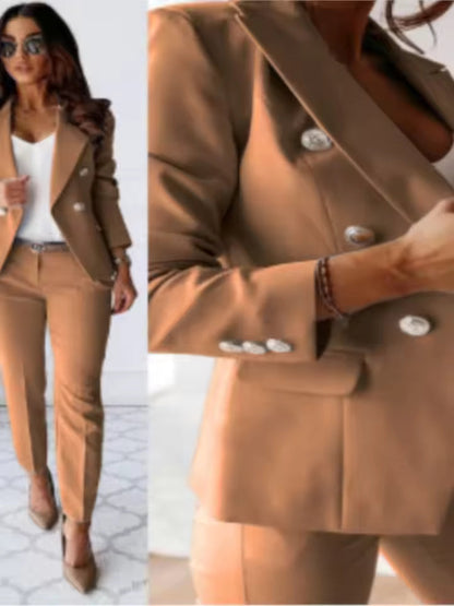 Double Notched Lapel Tapered Set
