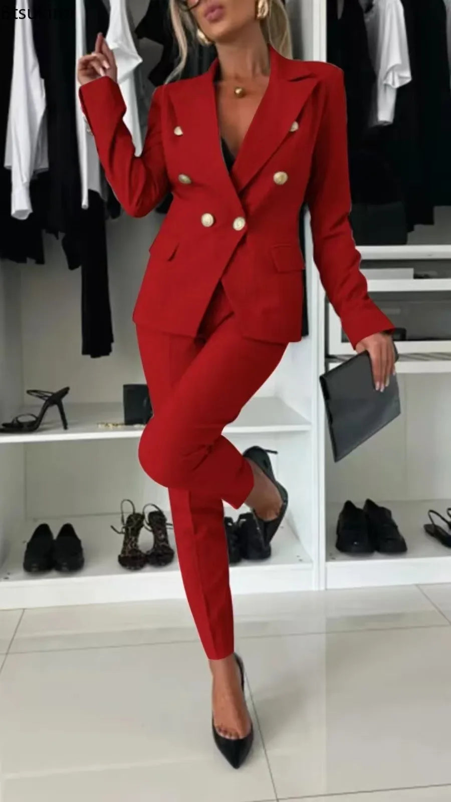 Double Notched Lapel Tapered Set