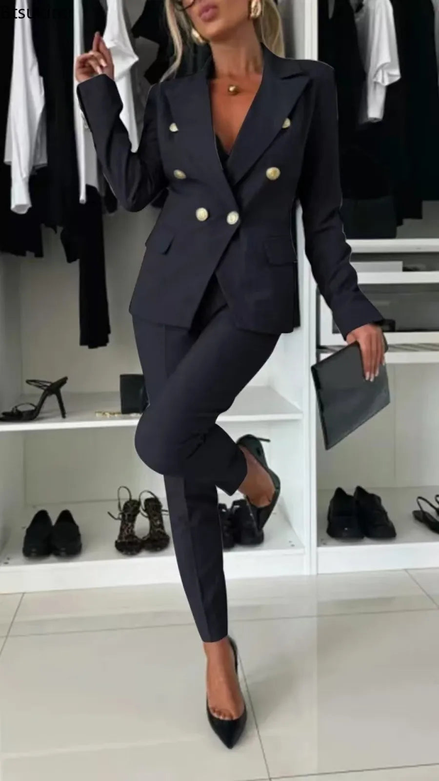 Double Notched Lapel Tapered Set